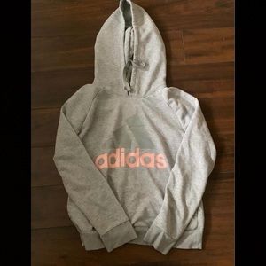 grey adidas hoodie